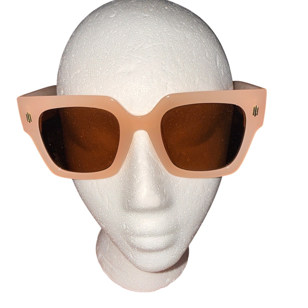 SOJOS Blush Square Sunglasses Clean Girl Quiet Luxury Coastal Chic Minimalist